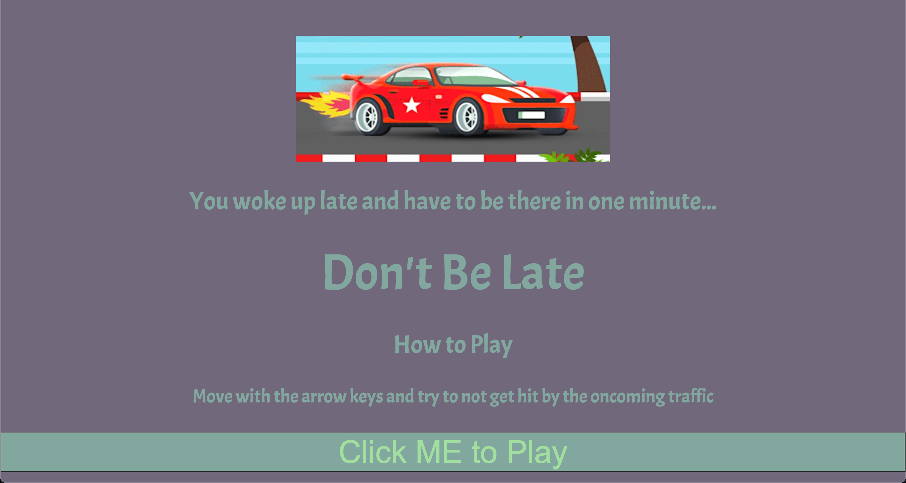 Don't Be Late